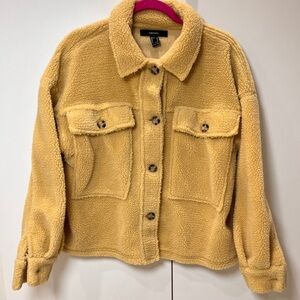 Forever 21 Women's Tan Sherpa Jacket